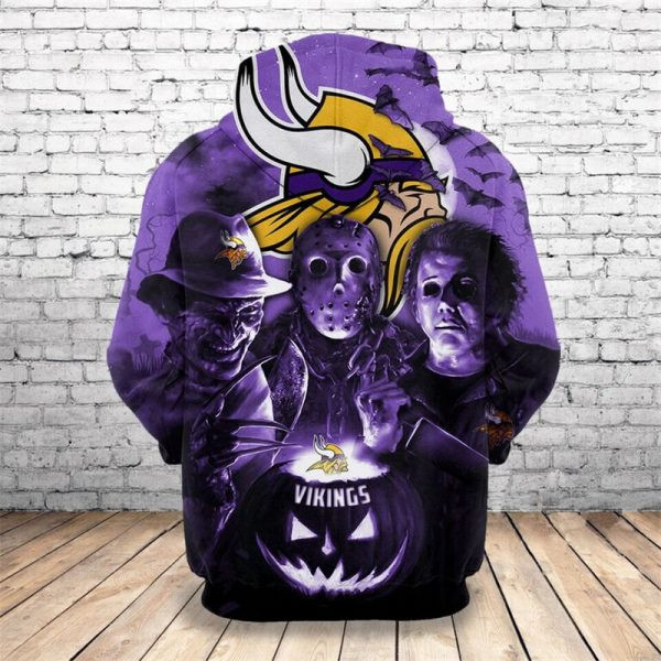 Minnesota Vikings     40 Unisex 3D Hoodie Gift For Fans