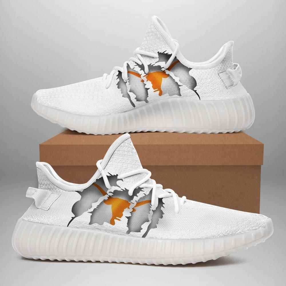 Texas Longhorns Yeezy Boost Shoes Sport Sneakers – Yeezy Shoes