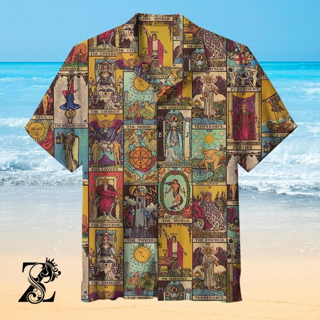 Vintage Tarot Hawaiian Shirt