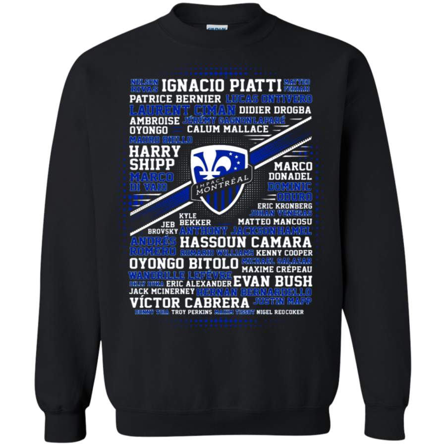 AGR MLS Soccer All Players Team Montreal Impact Sweatshirt