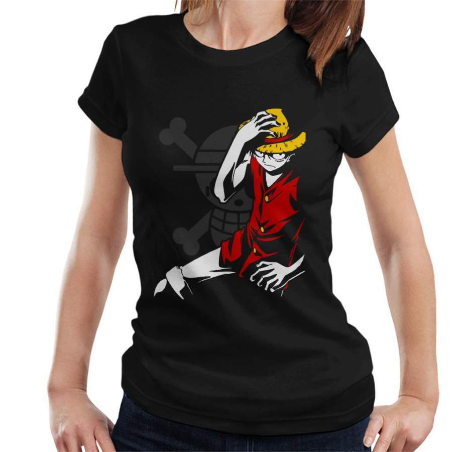 One Piece Pirate King Skull Crossbones Women’s T-shirt