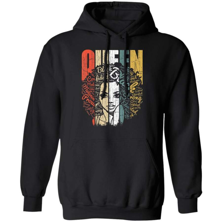 African American for Educated Strong Black Woman Queen Hoodie