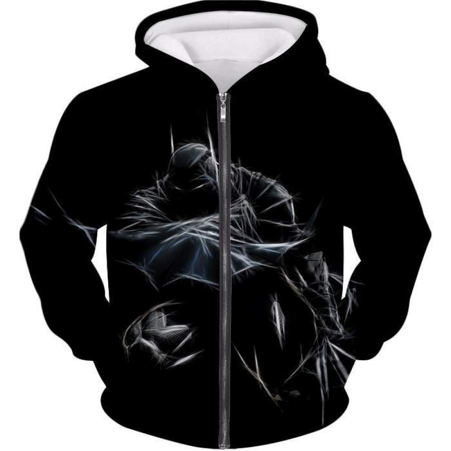 Amazing Fan Art Batman Cool Black Zip Up Hoodie