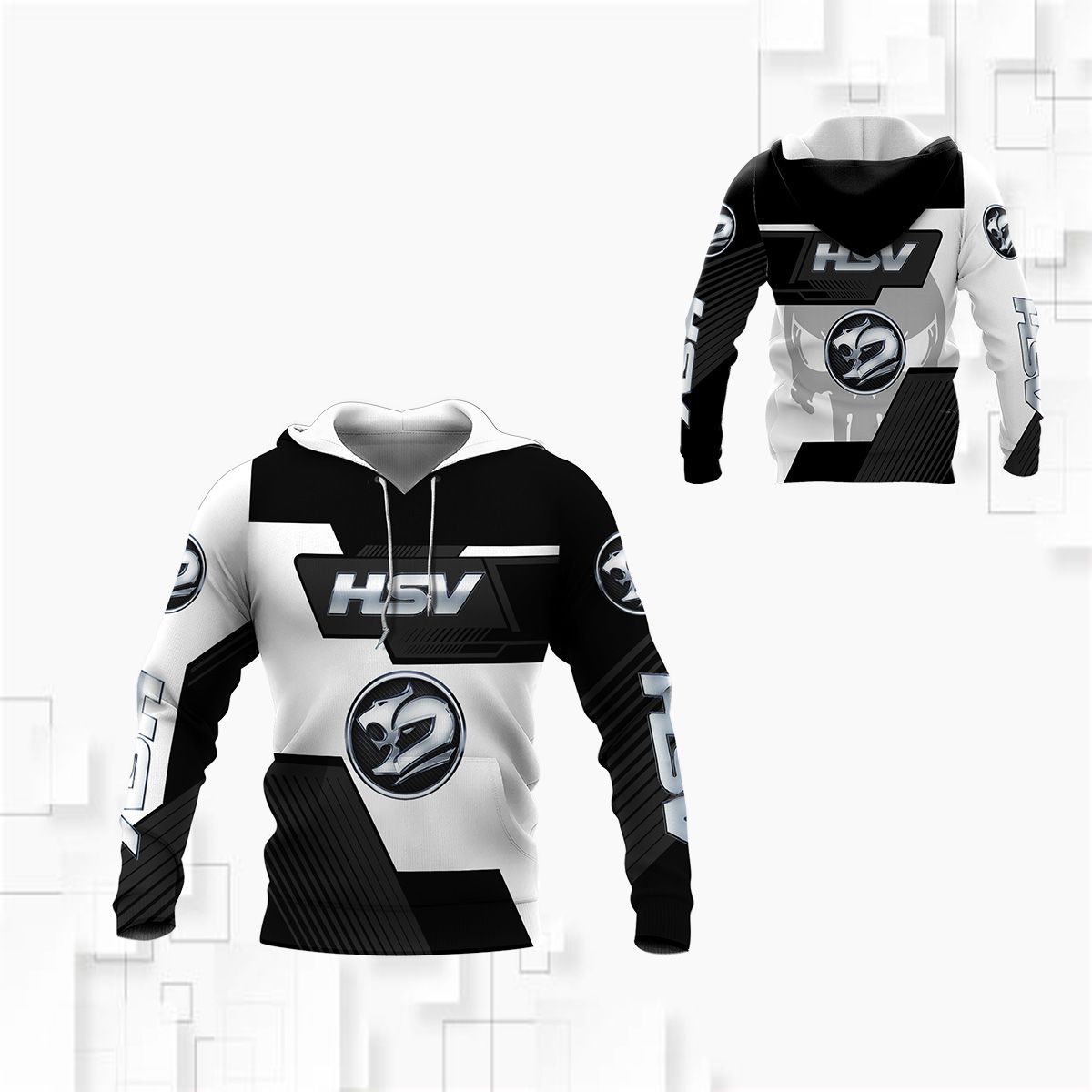 3D All Over Printed HSV TNC-HL Shirts Ver 3 (Black)