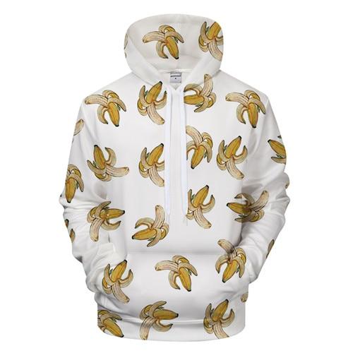 Peeled Banana Print Hoodie