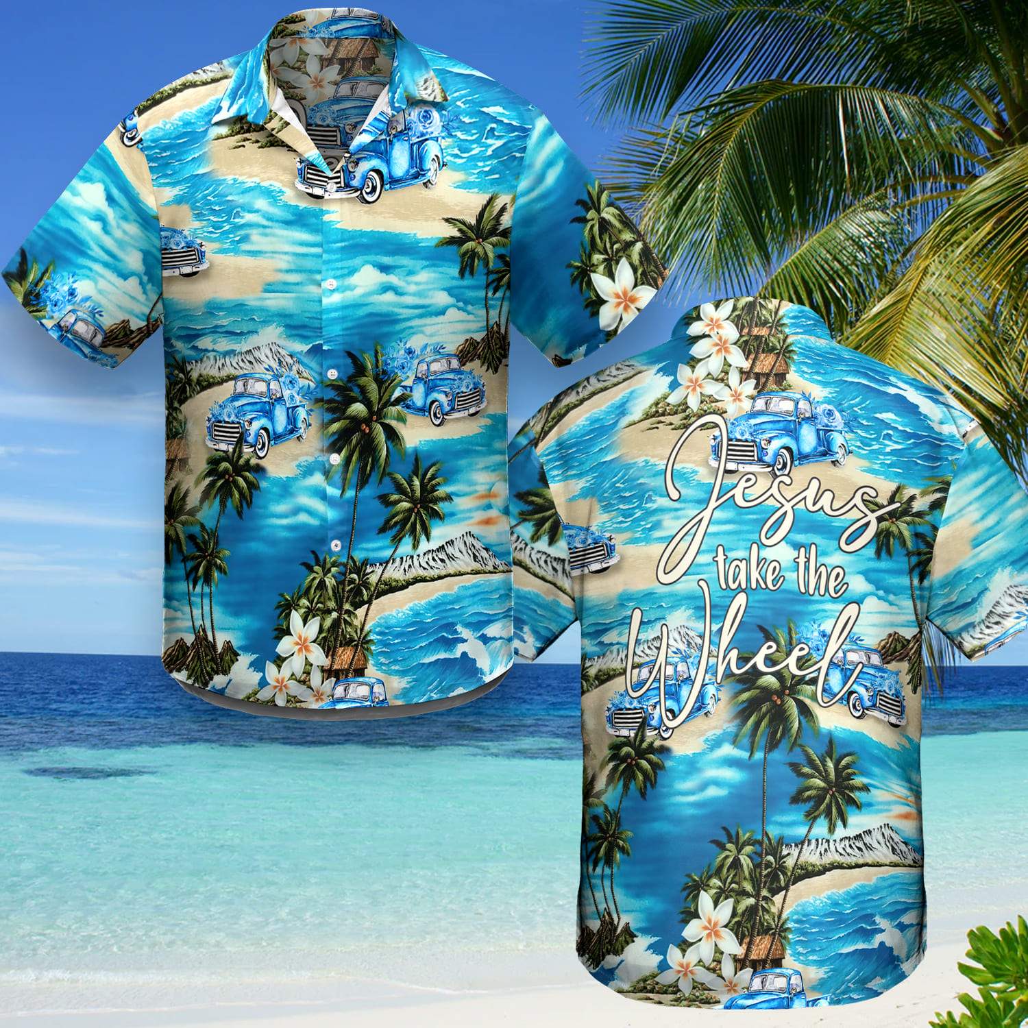 Jesus Take The Wheel Hawaiian Shirt Ha76009