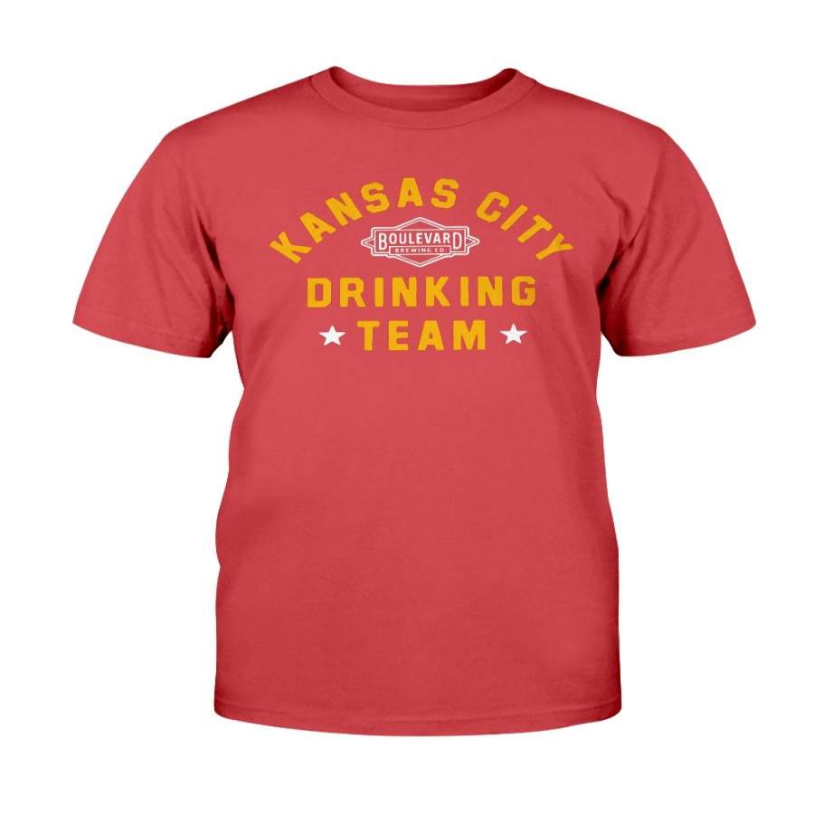 Kansas City Drinking Team Football T-Shirt