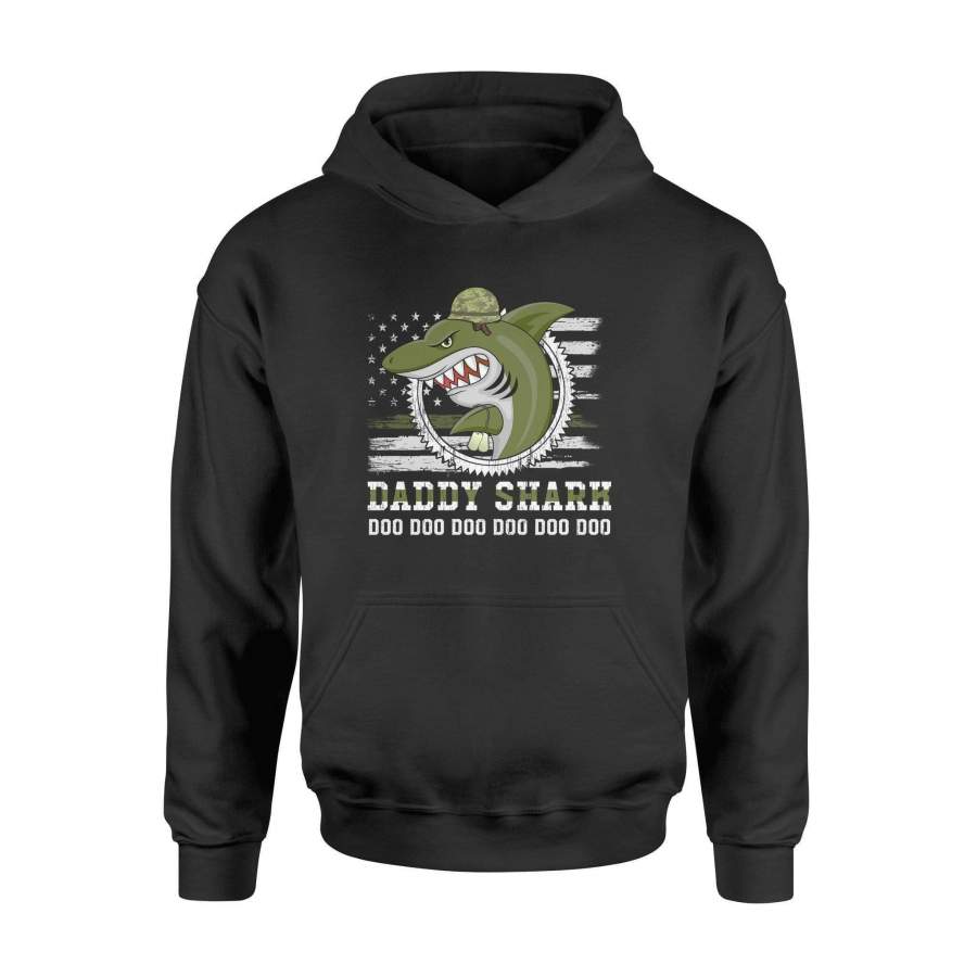 Army Soldier Daddy Shark – Standard Hoodie – DSAPP