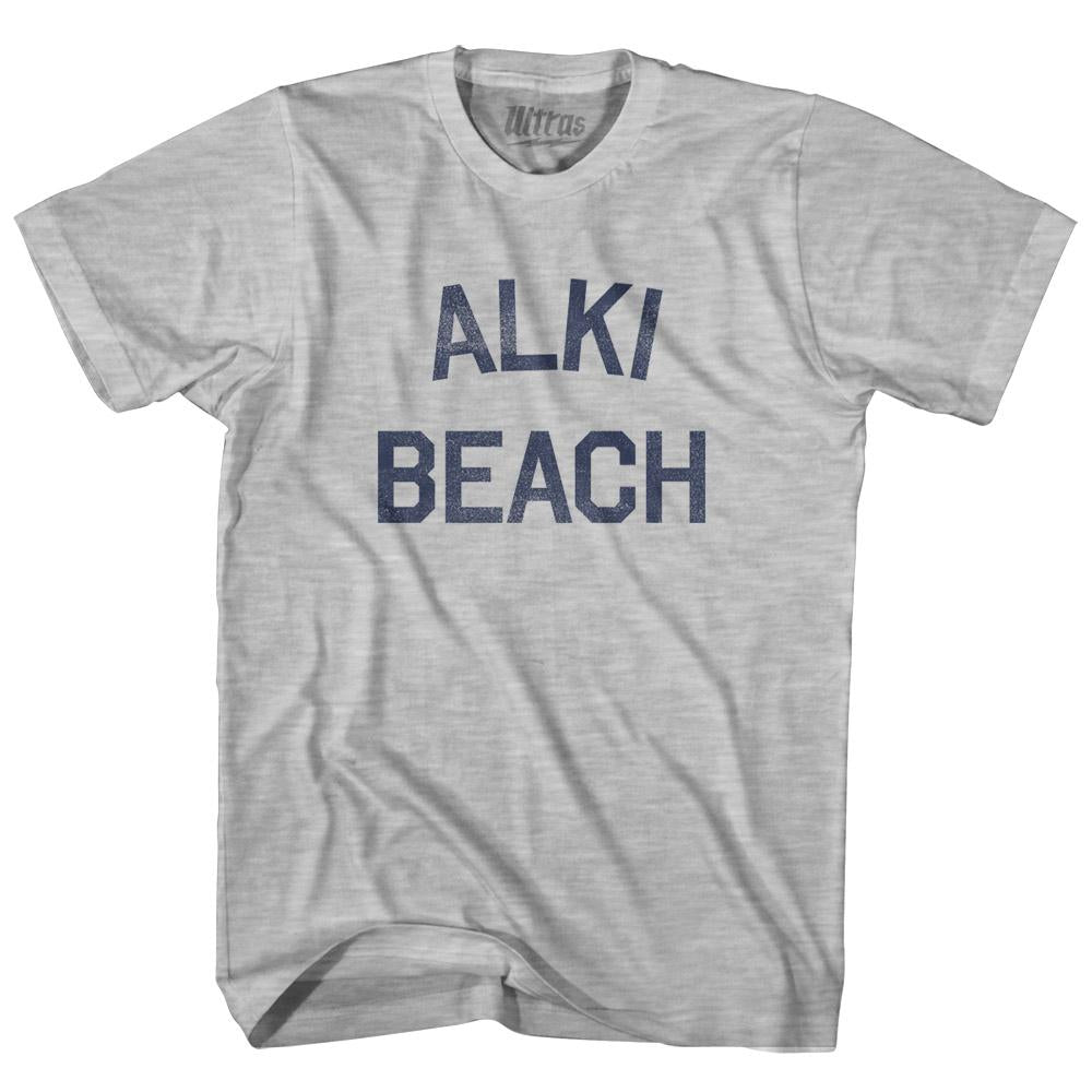 Washington Alki Beach Womens Cotton Junior Cut Vintage T-shirt