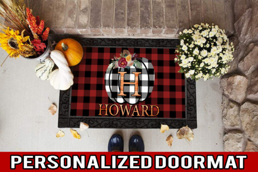 Howard Dm13, Front Door Mat, Front Door Rug, Doormat, Custom Doormat All Over Printed