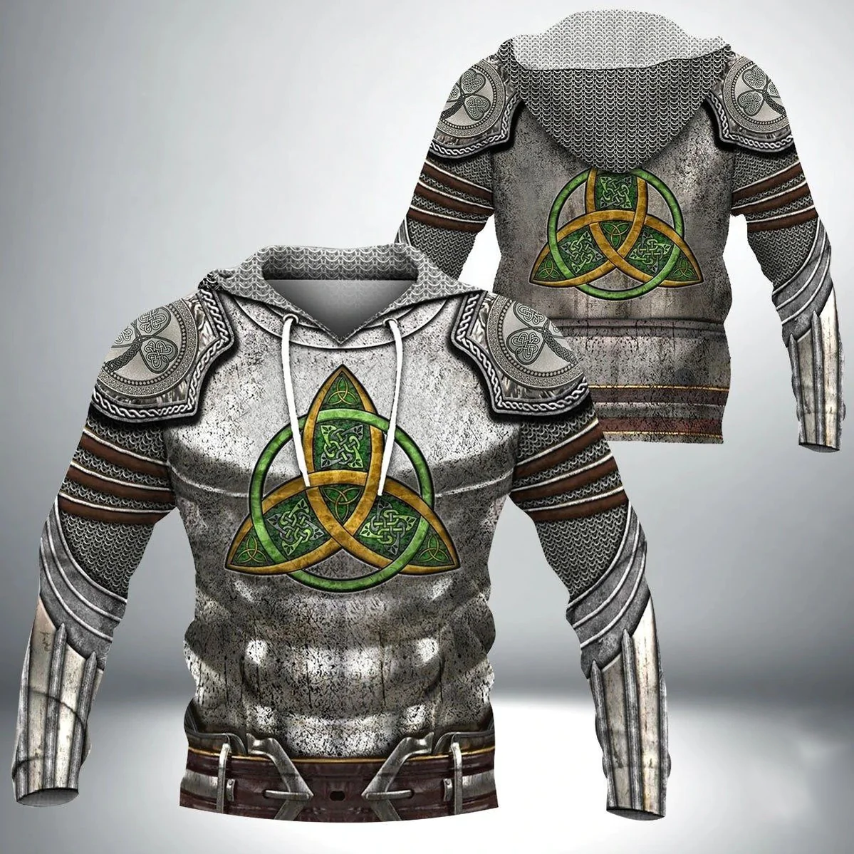 Trinity Celtic Knot Irish Armor Knight Warrior Chainmail Shirts For Men And Women St Patrick’S Day