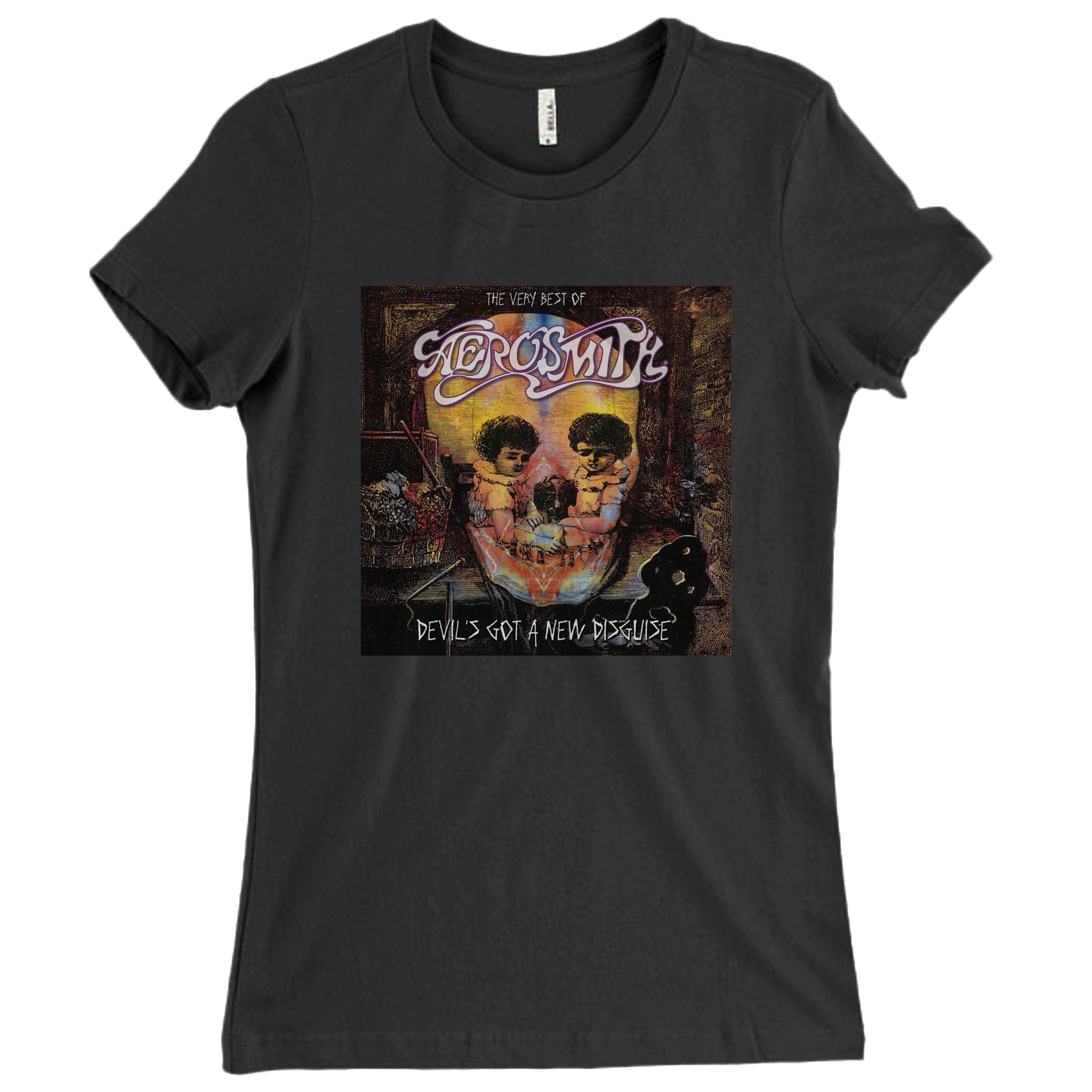 Aerosmith Devil Got A New Disguise Album Cover Women T-Shirt