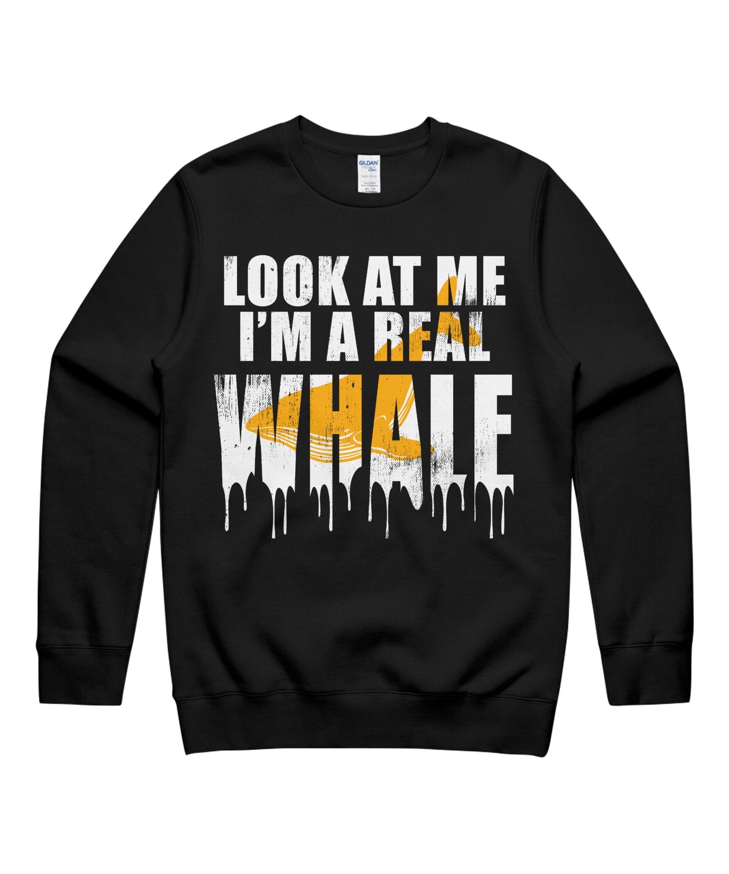 I’M A Real Whale Look At Me Funny Halloween Costumes Matching Cosplay October 31St Day Of Dead 13Th Friday Unisex Crewneck Sweatshirt