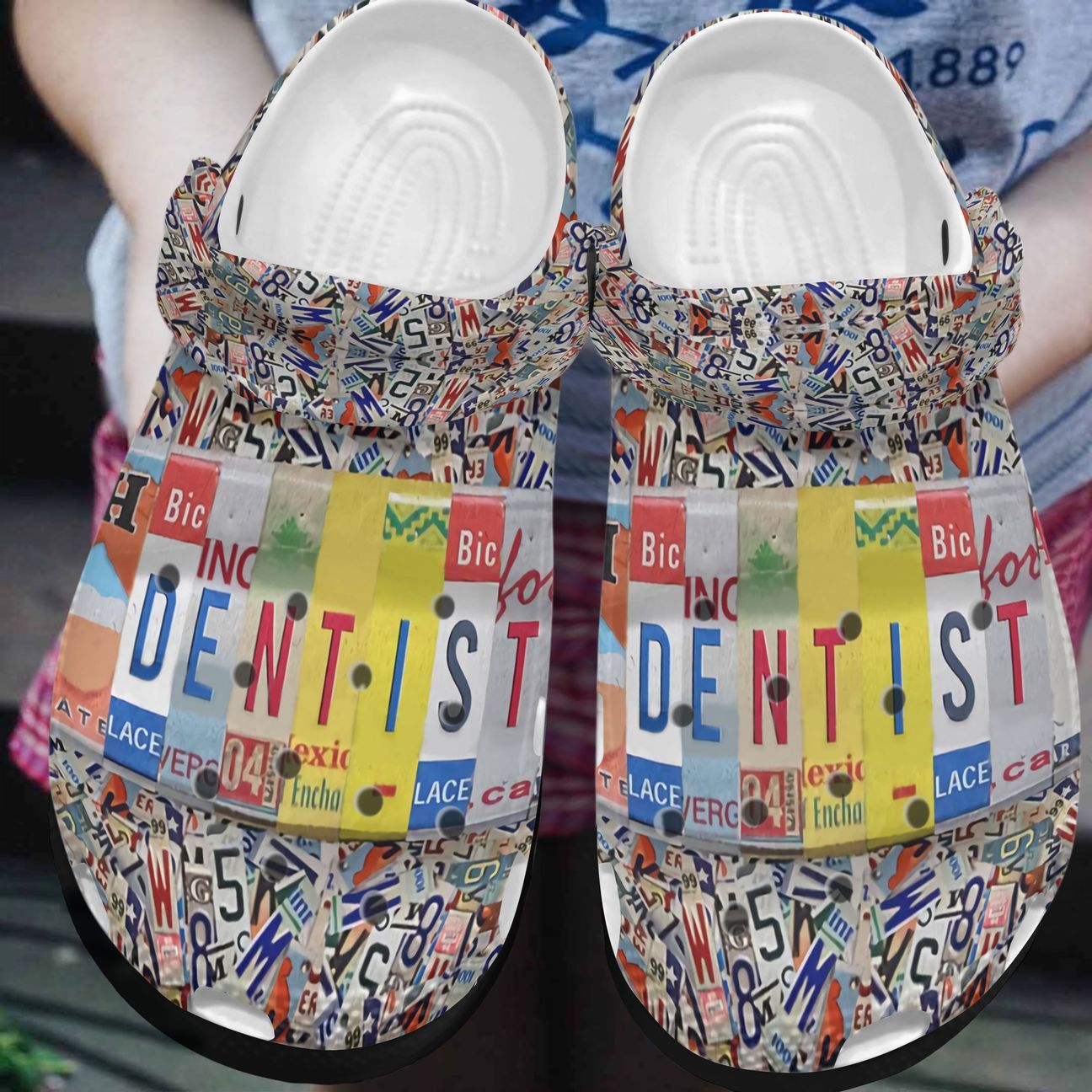 Dentist A1 Personalized Clog, Custom Name, Text, Color, Number Fashion Style For Women, Men, Kid, Print 3D