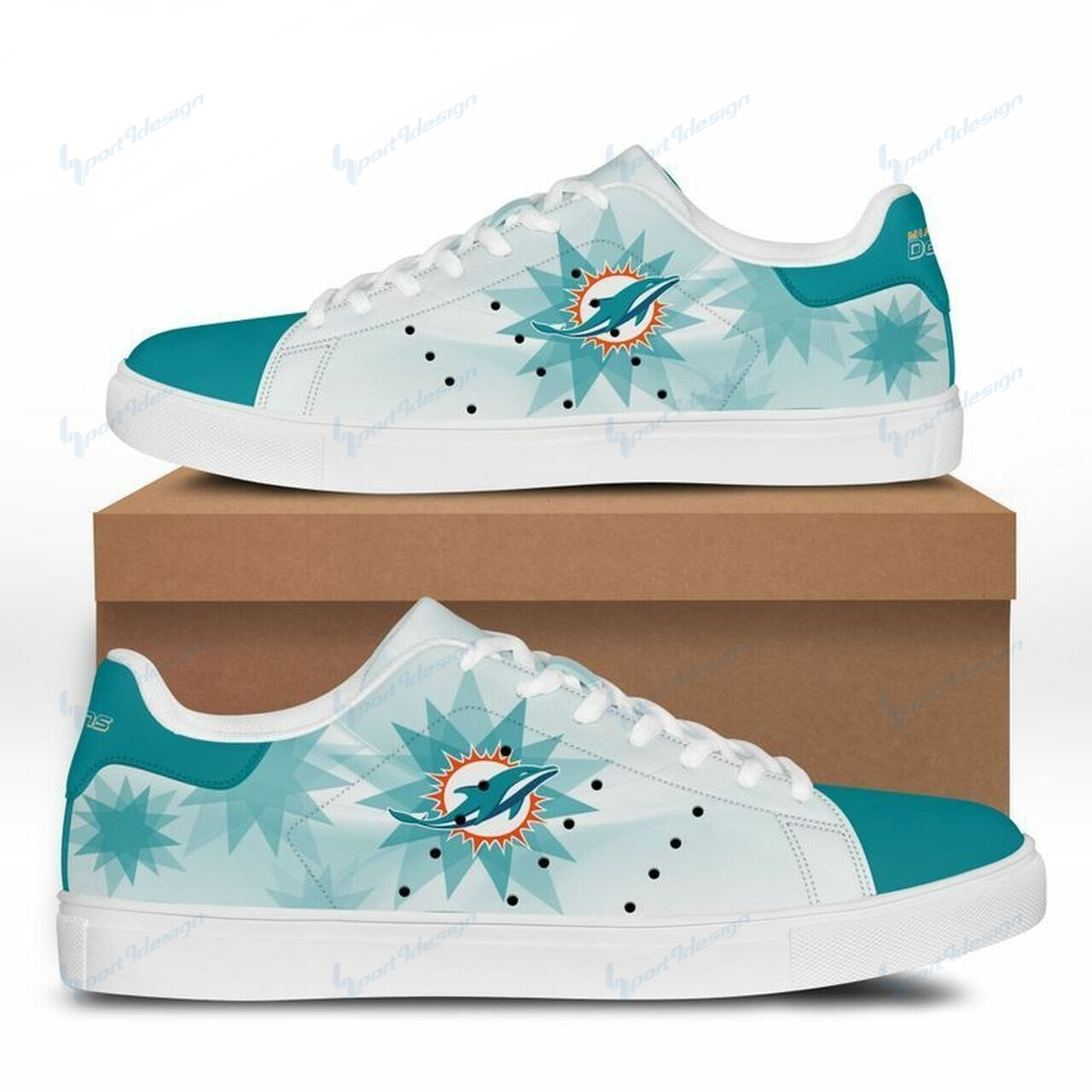 Miami Dolphins Ss Custom Sneakers Bg51