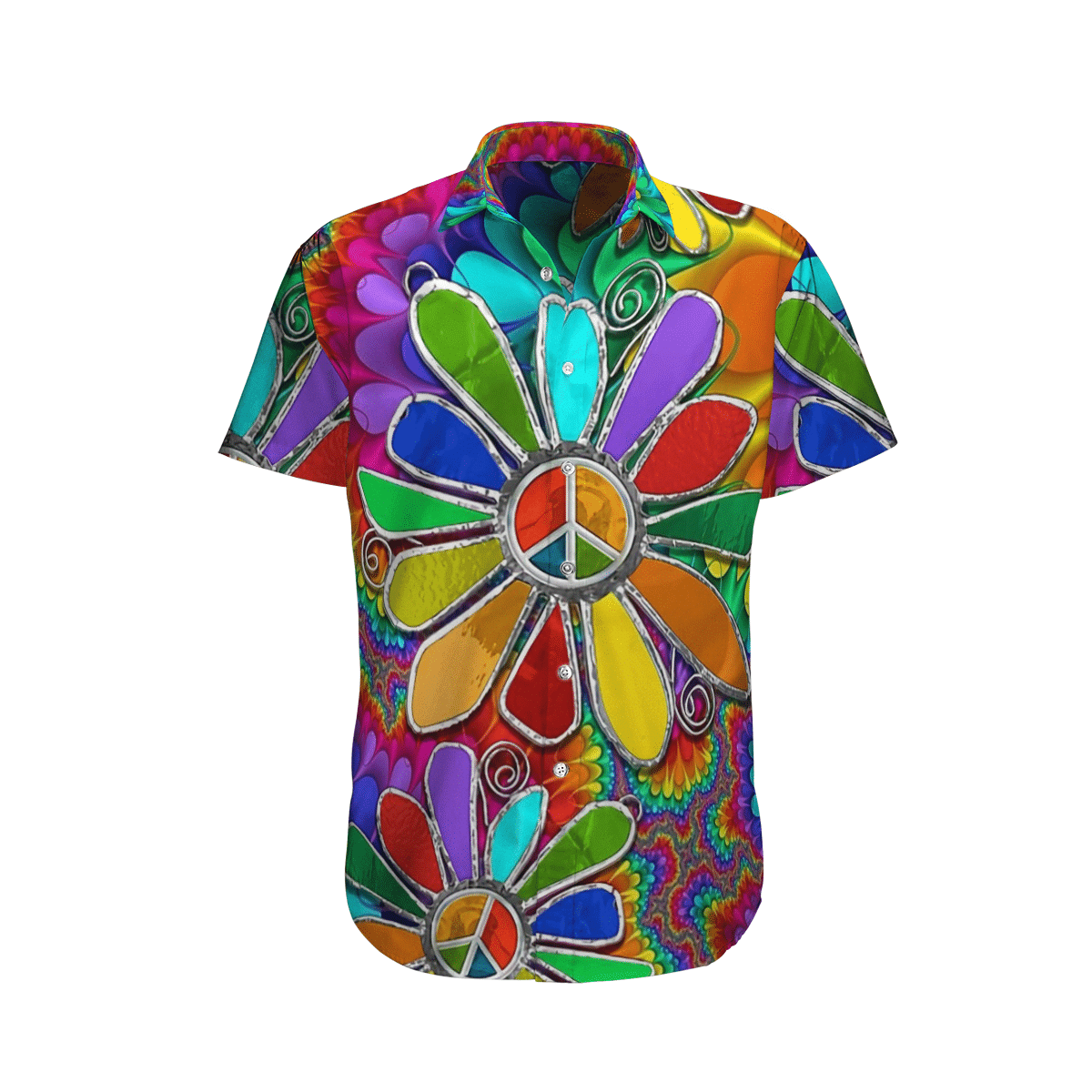 Hippie Colorful Amazing Design Unisex Hawaii Shirt For Men And Women Ha34782