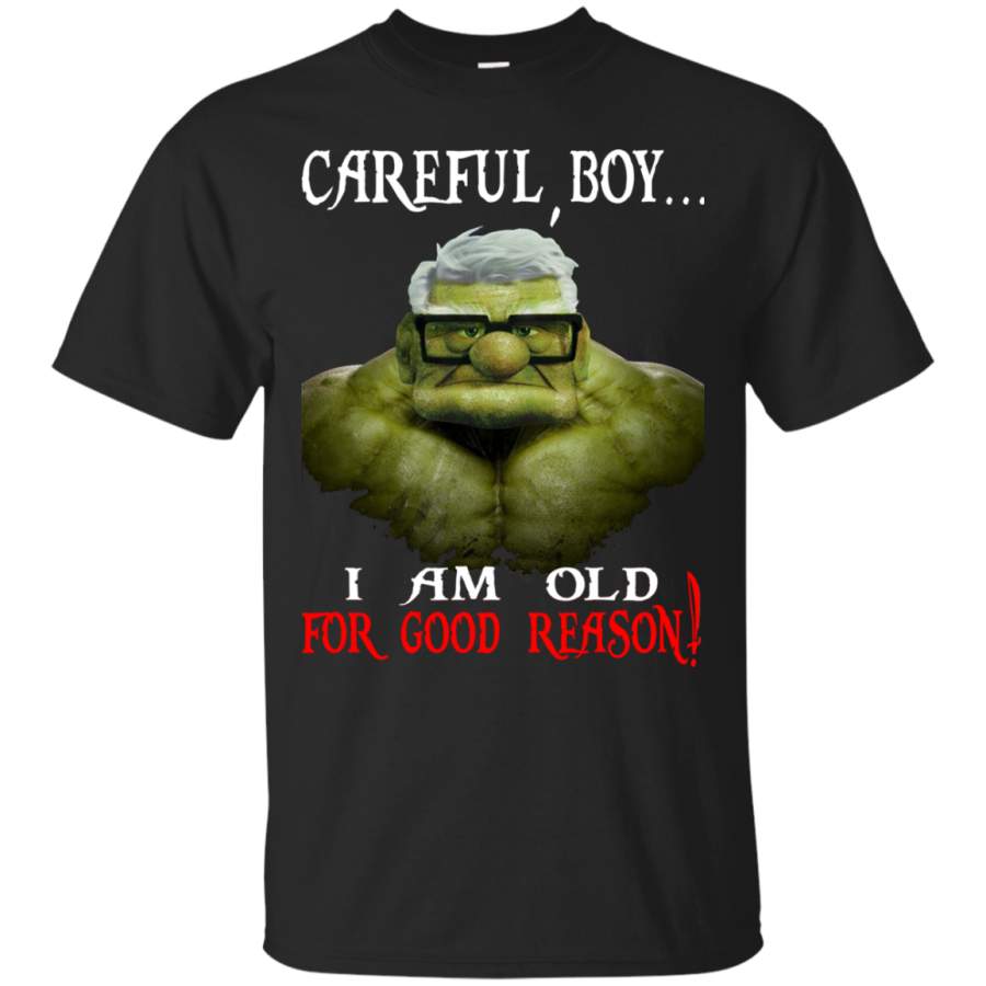 AGR Hulk – Careful Boy, I Am Old For Good Reason Shirt, Hoodie