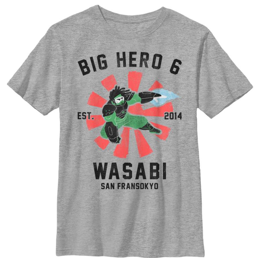 Big Hero 6 Boy’s Wasabi Portrait  T Shirt