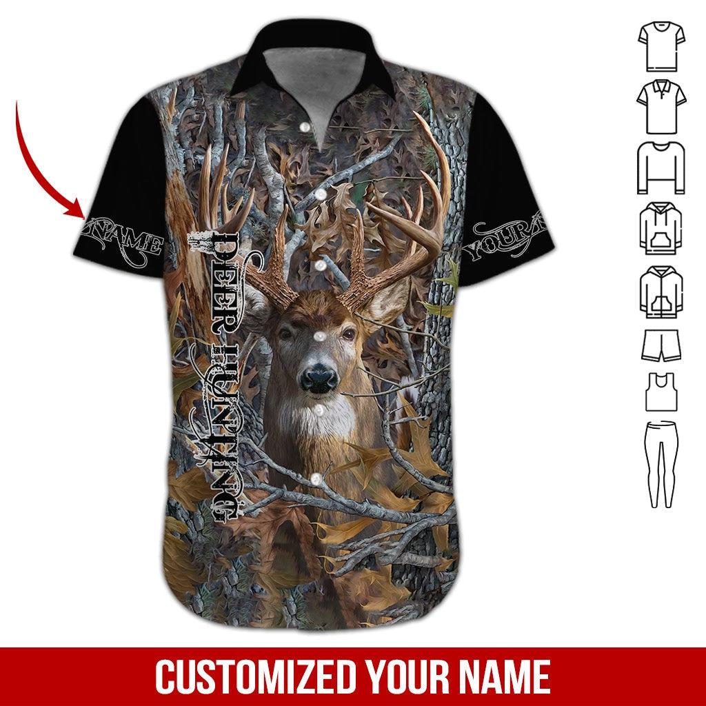 Love Hunting Custom Name Hawaii Shirt For Men Women Ha31555