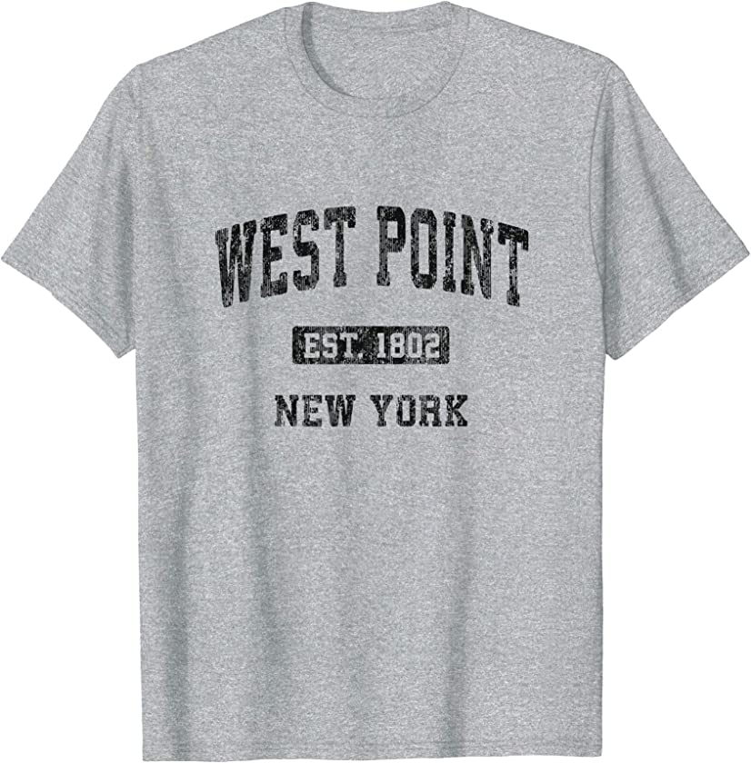 West Point New York NY Vintage Athletic Sports Design T-Shirt