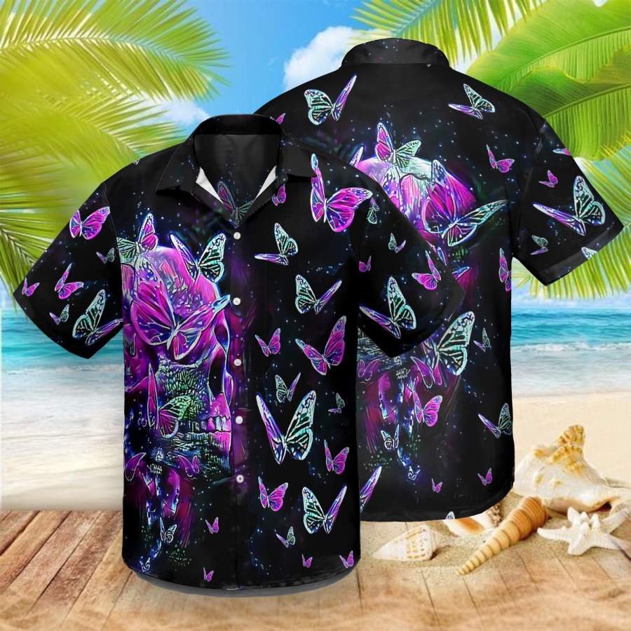 Skull Hawaiian Shirt Ha23873