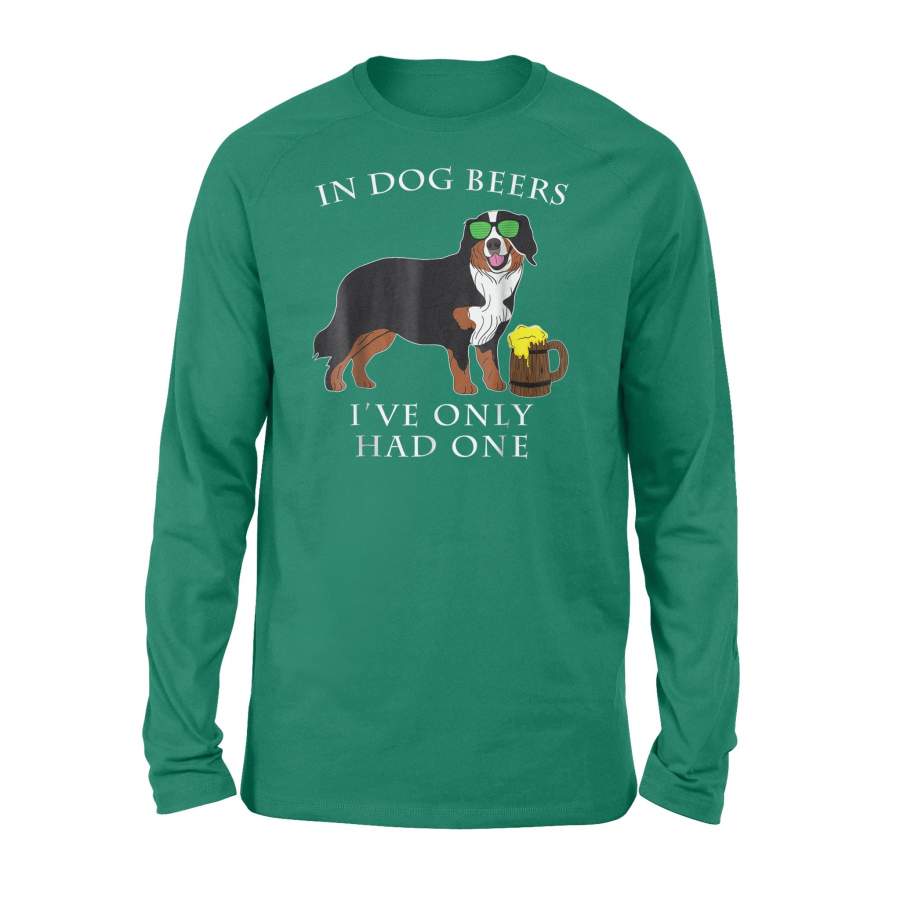 Bernese Mountain Dog Irish St Patrick Day Long Sleeve T-Shirt
