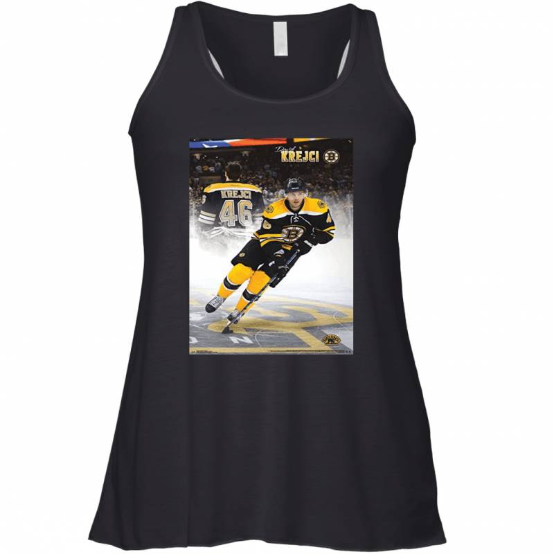 International Boston Bruins David Krejci Wall Racerback Tank