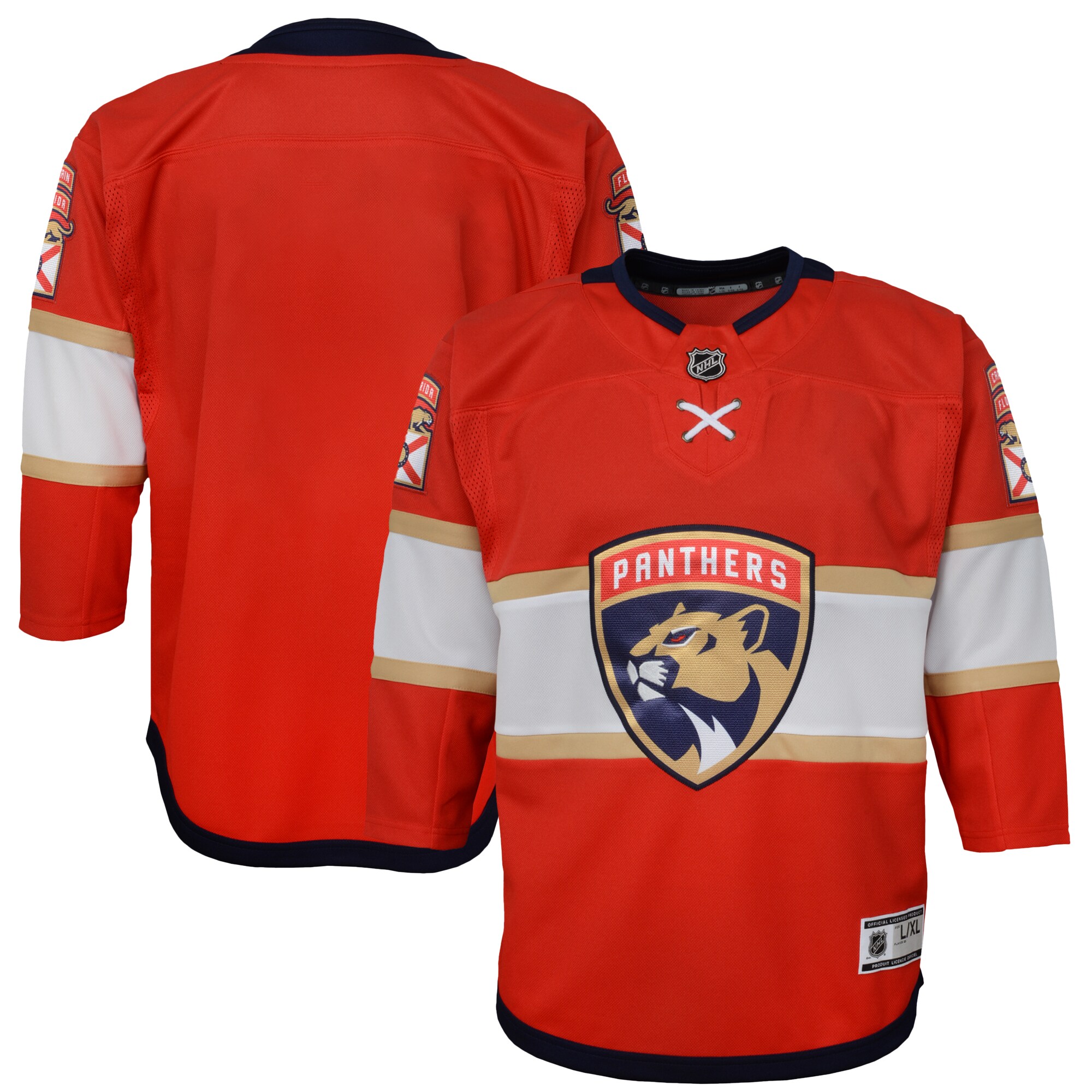 Youth Florida Panthers Red Home Premier Jersey