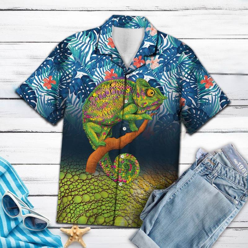 Chameleon Hawaii Shirt Ha81409