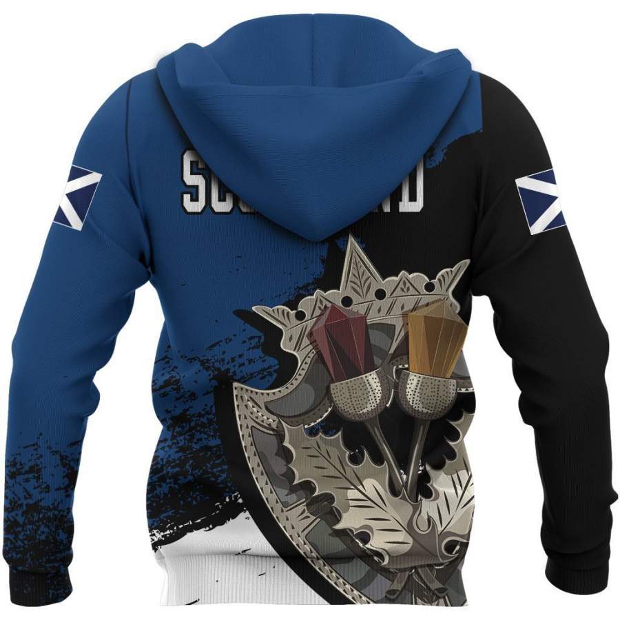 Scotland Thistle Brooch Hoodie NNK 1517