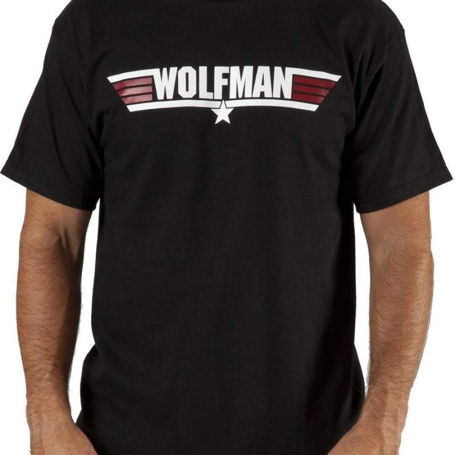 Call Name Wolfman Top Gun T-Shirt