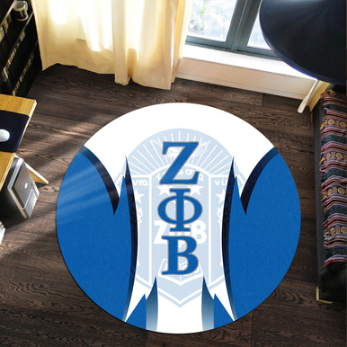 Zeta Phi Beta Round Rug – Sorority Limited Version Round Rug