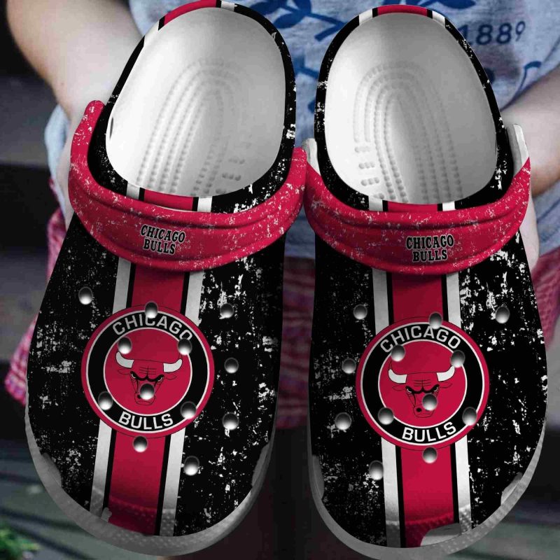 Chicago Bulls Basketball Club Crocband Crocs Clogs Shoes Comfortable For Men Women