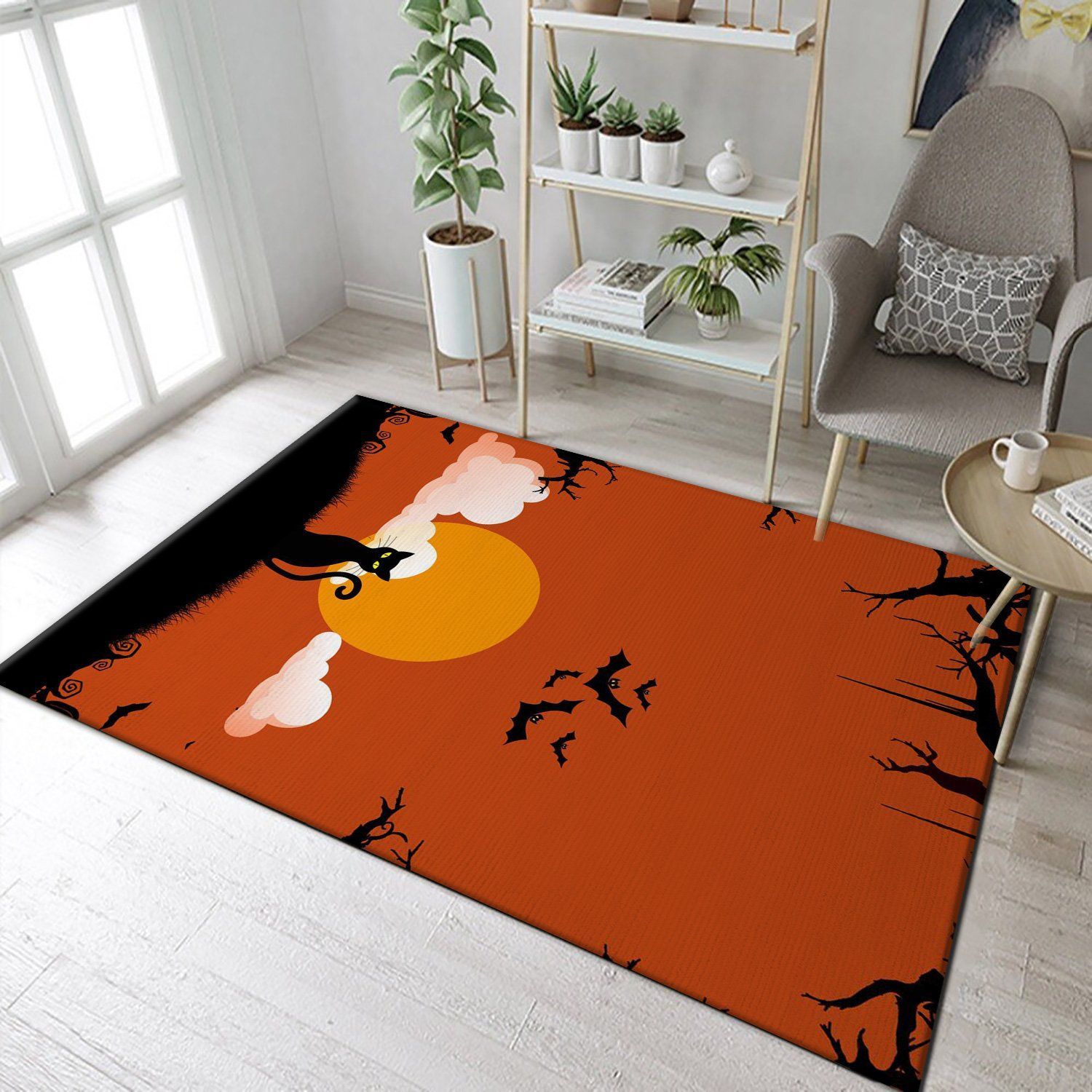 Halloween Is Coming Area Rug, Bedroom, Home Decor Floor Decor