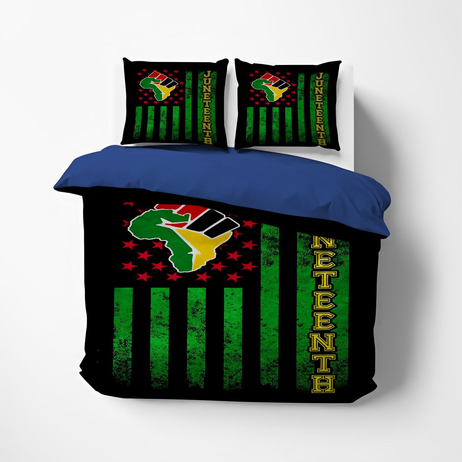 Juneteenth African American Flag Black Lives Matter Bedding Set | Duvet Covers