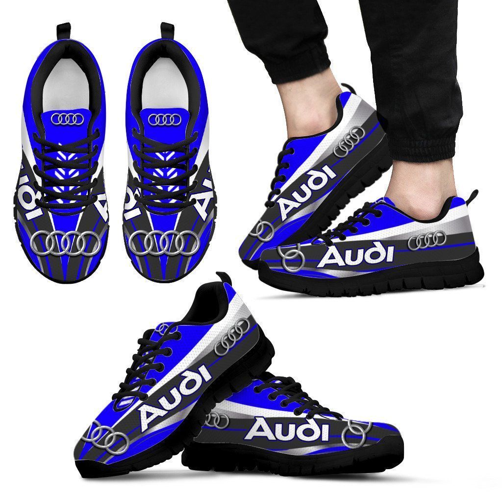 3D Printed Audi  Sneakers Ver 1 For Men & Women (Blue)