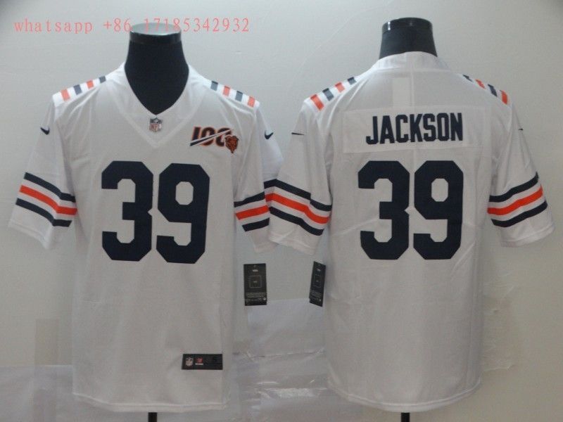 Chicago Bears Steven Jackson #39 NFL 100 2020 White Jersey Jersey