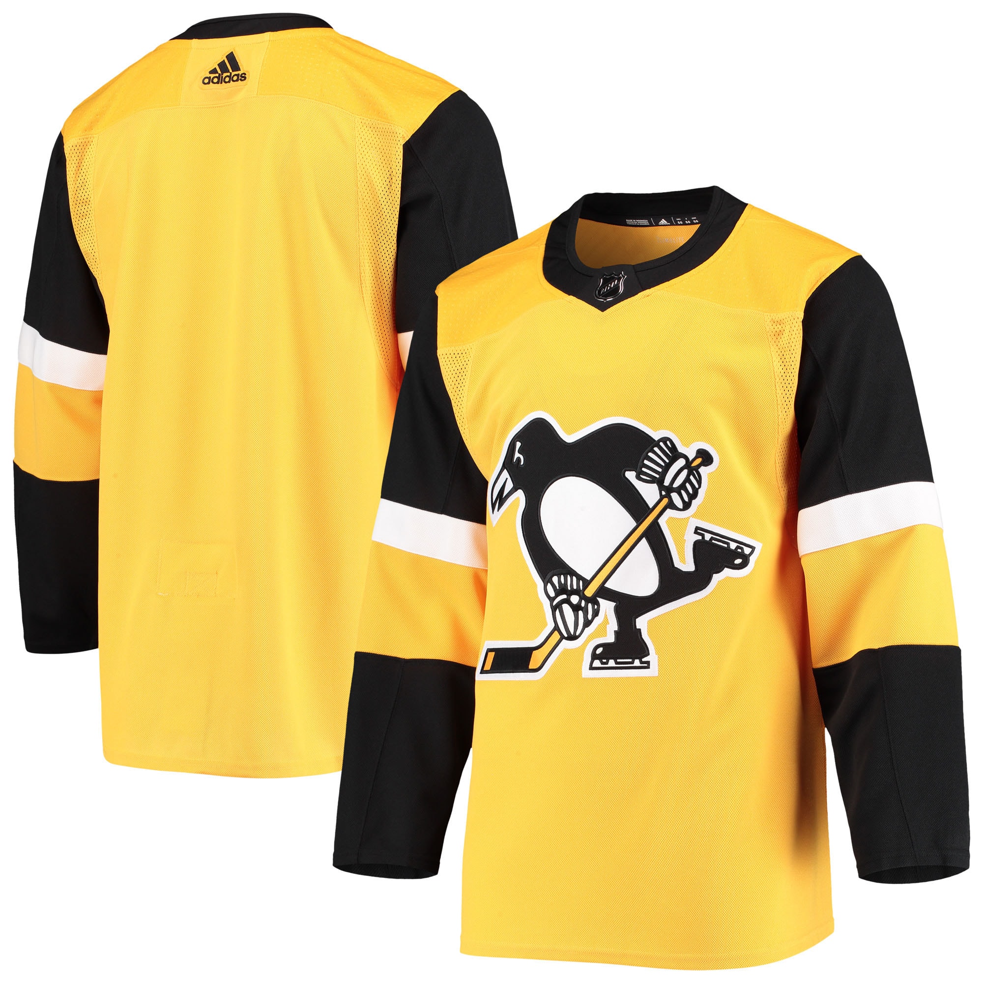 Pittsburgh Penguins Alternate Authentic Team Jersey – Gold