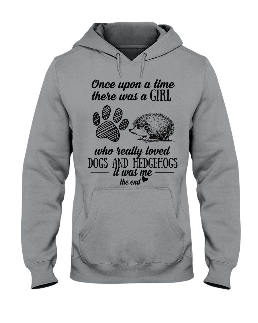 A Girl Who Loved Dogs And Hedgehog Trending Gift For Animals Lovers Hoodie