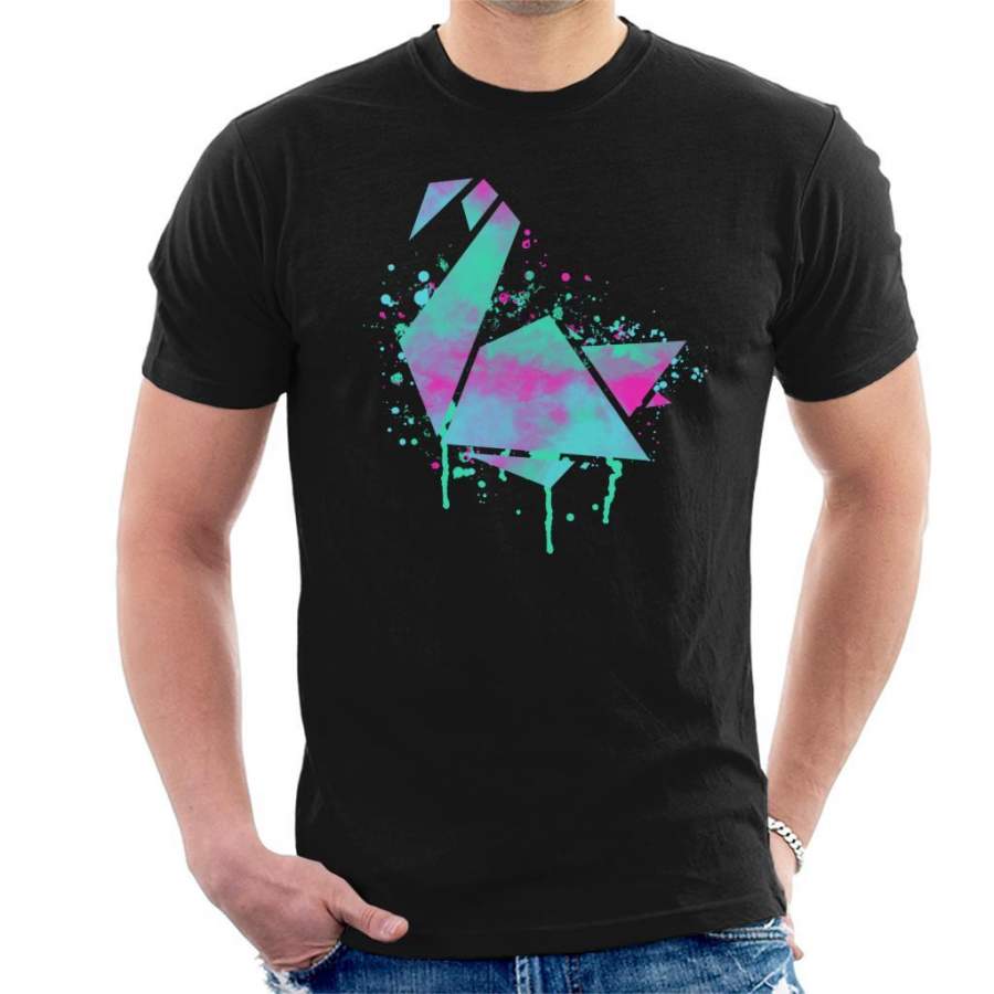 Neon Swan Men’s T-Shirt