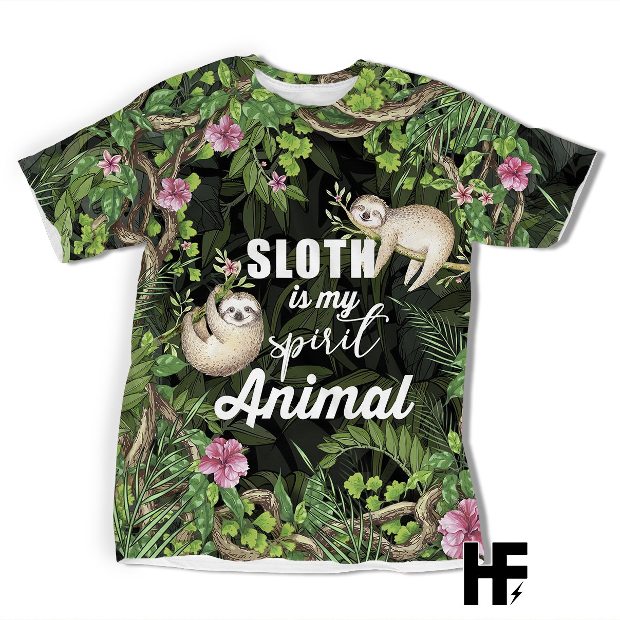 Sloth Is My Spirit Animal Ver B Ez01 1703 All Over T-Shirt