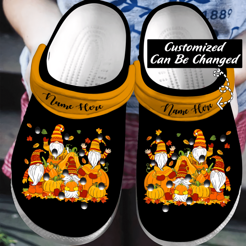 Cute Pumpkin Gnomes Fall Autumn Personalized Fall