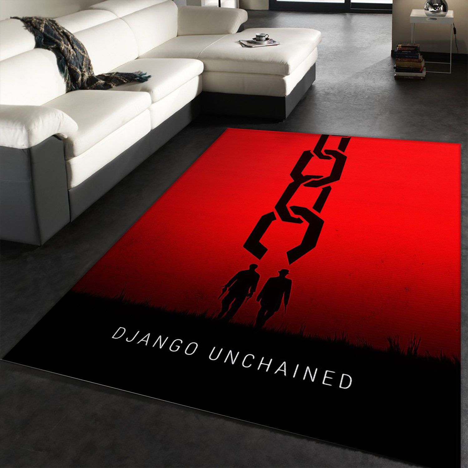 Django Unchained Rug Art Painting Movie Rugs US Gift Decor