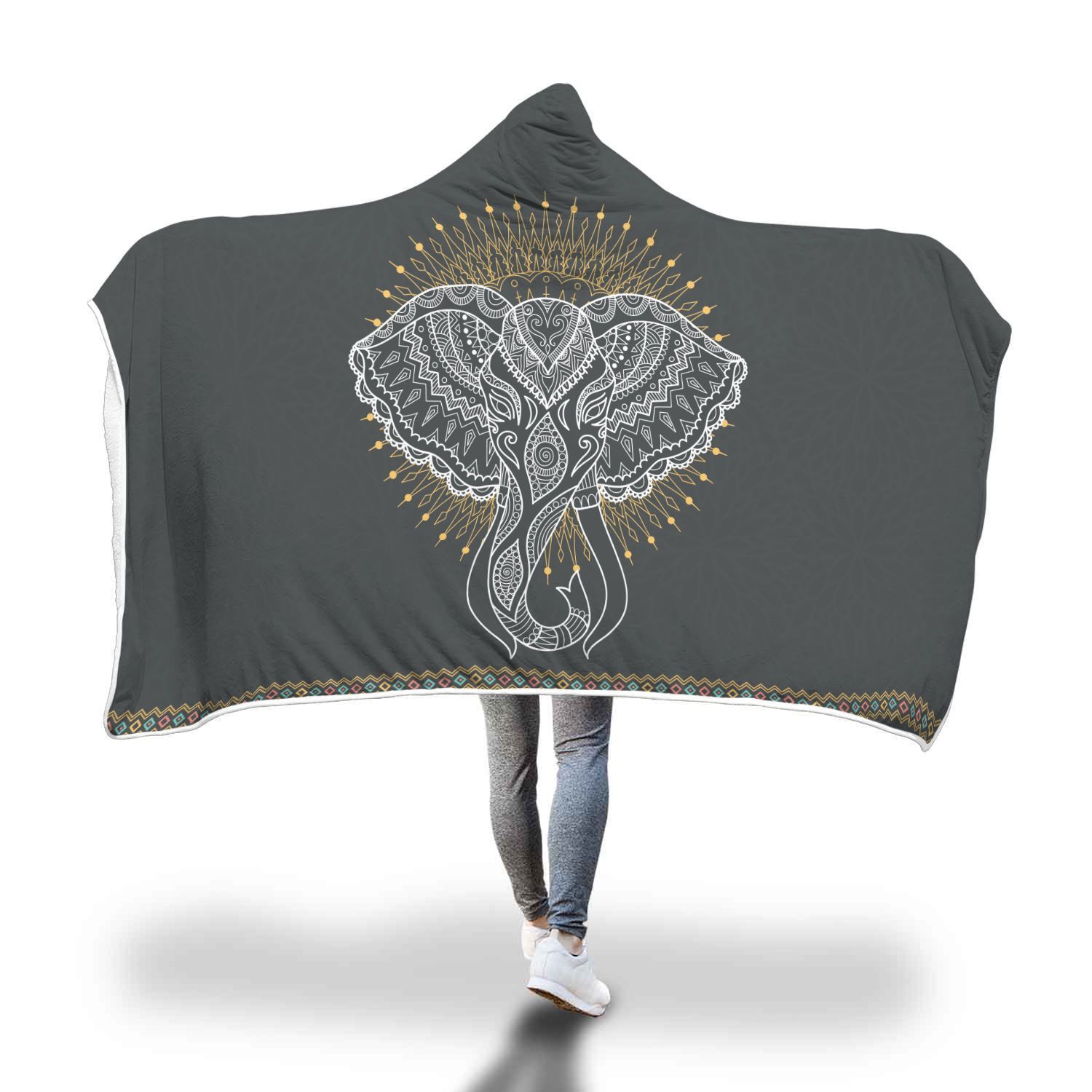 Epic Elephant Hooded Blanket