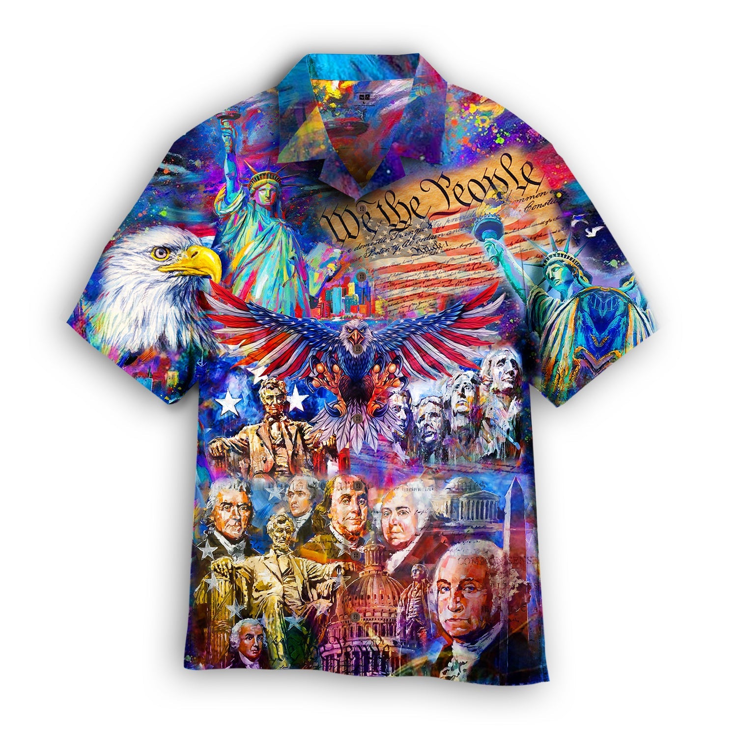 Of July My Patriotic Heart American Independence Day Hawaii Shirt For Men And Women Ha60296