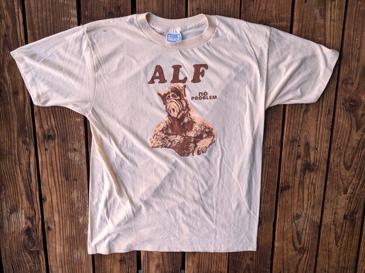 Vintage 80S Paper Thin Alf No Problem Single Stitch S Shirt