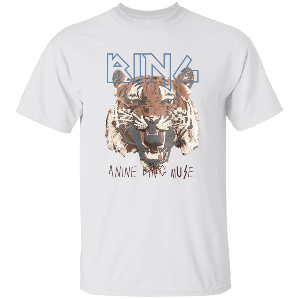 Anine Bing Tiger Sweatshirt Tee Shirt Hoodie Long Sleeve Black White