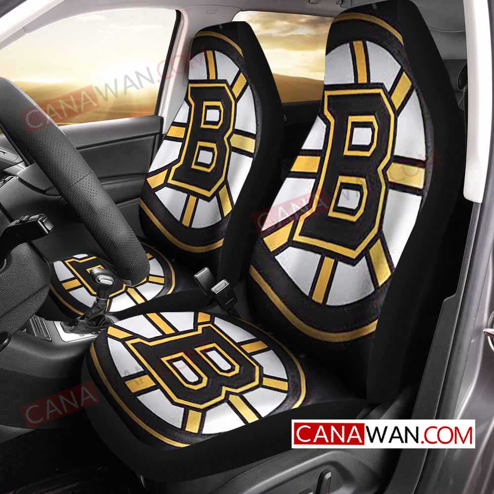 Boston Bruins Style451 3D Customized Personalized Car Seat Cover