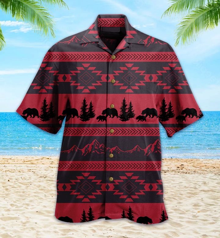 Durango Black Bear Red Hawaii Shirt Ha94563