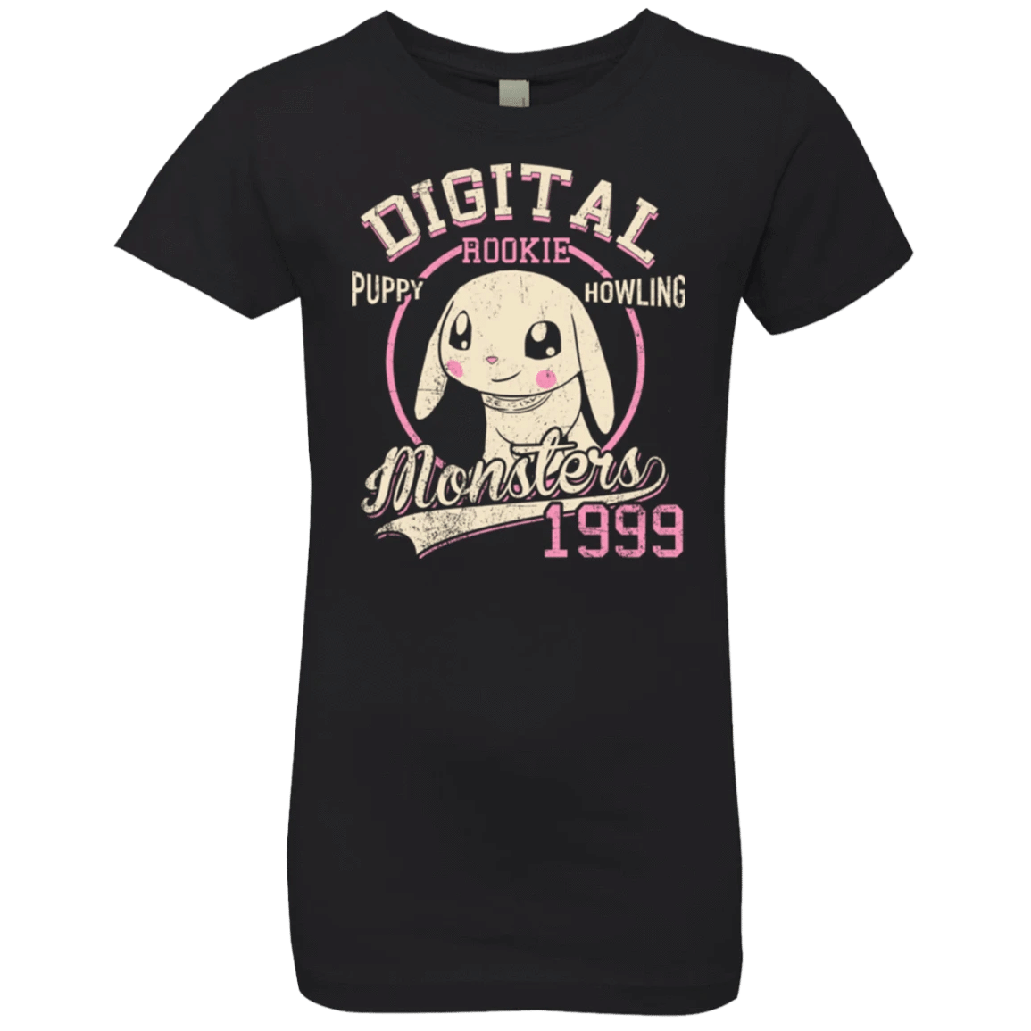 Puppy Howling Girls Premium T-Shirt